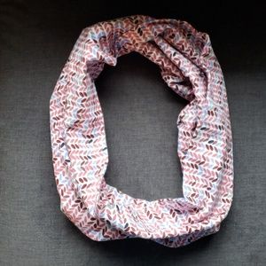 Handmade printed cowl scarf